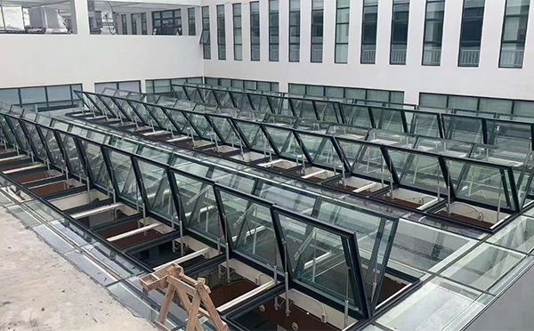 百安科技有限公司近期陇西排烟窗项目案例分享